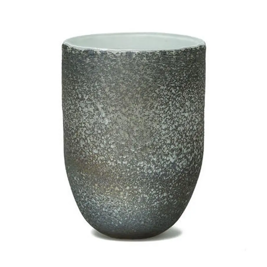 Monika grey dark glass vase round L 683932 – PTMD JAPAN